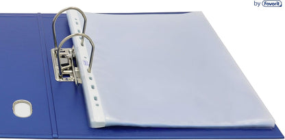 Favorit Buste Perforate, Buccia d'Arancia, Spessore Basso, 22 x 30 cm, 25 Pezzi + 1 Omaggio, Trasparenti