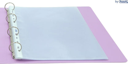 Favorit 100460121 Buste Foratura Universale, Formato Interno 22 x 30 cm, Finitura Liscia Ultra Trasparente, Possono Contenere Molti Fogli A4, Confezione da 25 Pezzi+1 Omaggio, Trasparenti