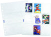 Favorit 100460157 Buste Foratura Universale Portafigurine, Formato Interno 6.5 x 9 (x9) cm, Finitura Liscia Trasparente, 9 Tasche Aperte in Alto, Adatte per Collezioni, Confezione da 10 Pezzi