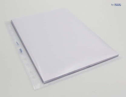 Favorit 100460118 Buste Foratura Universale L'Originale, 25 Pezzi, 22 x 30 cm, Trasparente
