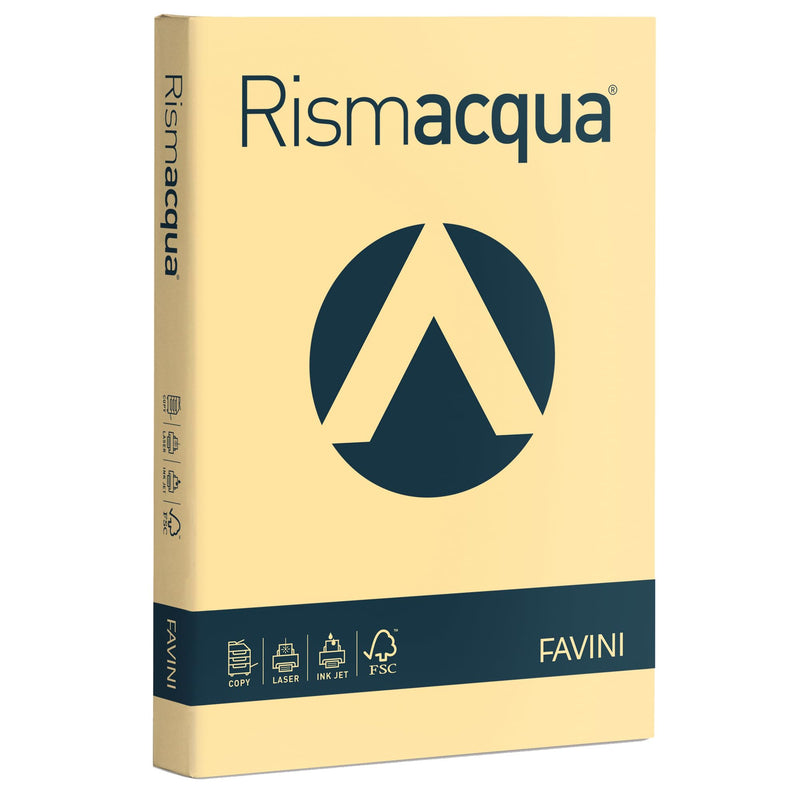 Favini A65R204 Cartoncino Colorato Rismacqua, 200 Pezzi