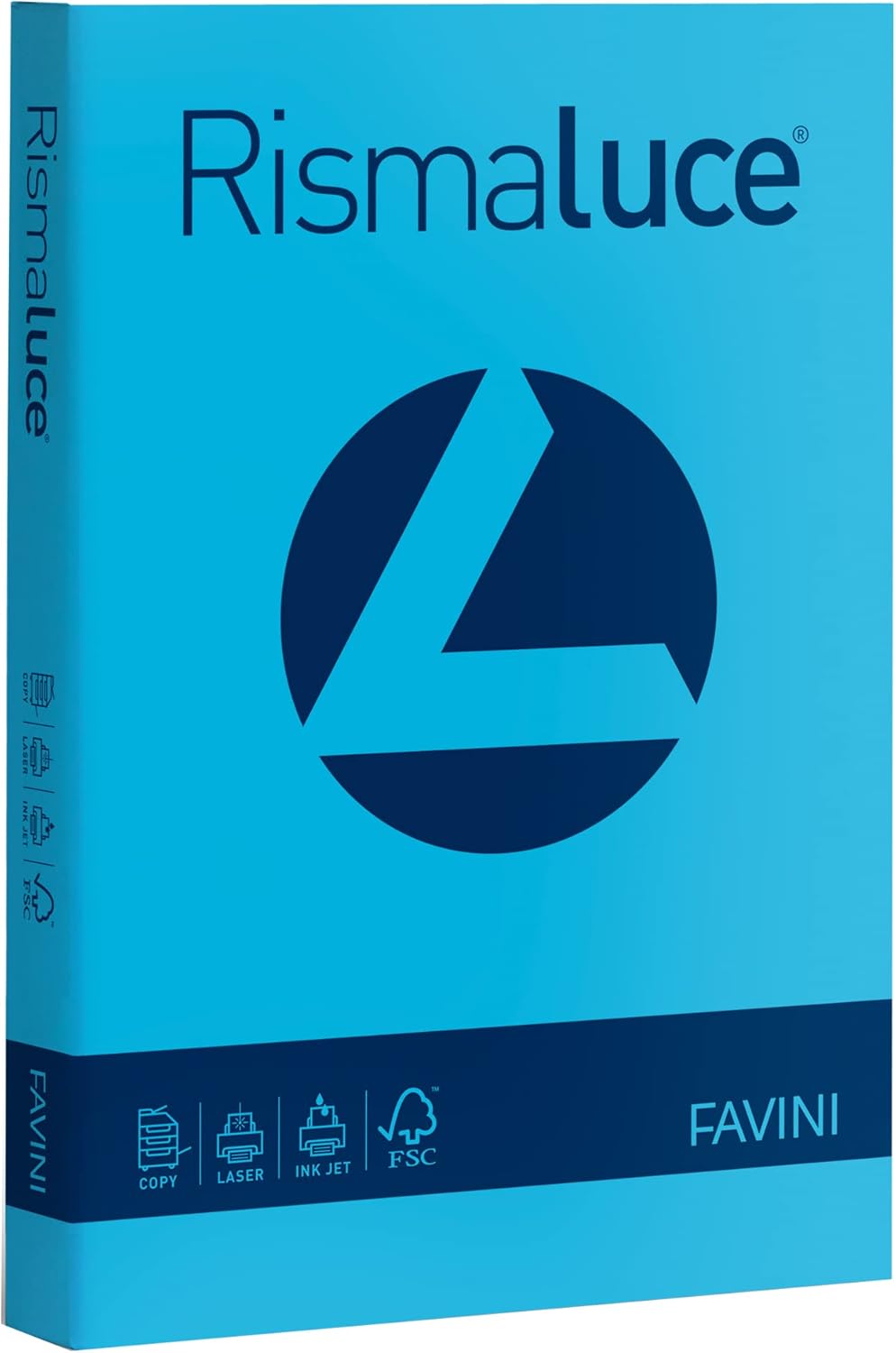 Favini A67G104 Cartoncino Colorato Rismaluce, 125 Pezzi