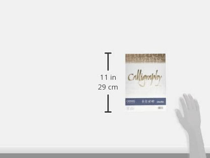 Carta telata A4 Calligraphy Favini - 100 g/mq - bianco (conf. 50 fogli)