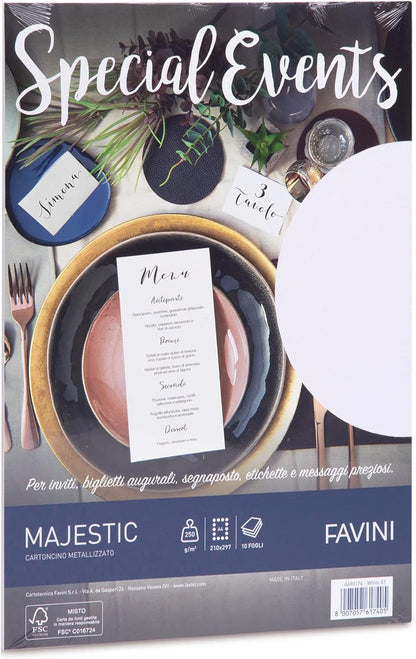 Favini Special Events cartone 250 g/m² 10 fogli