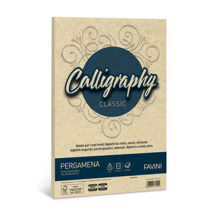 Favini 867197 Pergamena Liscio, 50 Pezzi