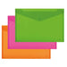 Cf5 Cartellinee A4 Fluo C/Bottone