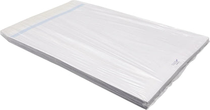 Blasetti 25 Buste a Sacco Bianche, Formato 19 x 26 cm, Carta da 80 gr con Internografia. Buste da Lettera Commerciali con Strip Adesivo, Ideali per Spedire Documenti Senza Piegature