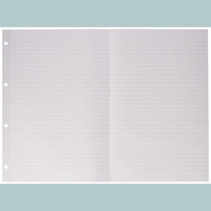 Blasetti Ricambi Rinforzati - Confezione da 40 fogli a righe formato A4, Rigatura 1R, fogli di ricambio per raccoglitori e copertine ad anelli, fogli di carta ricaricabili da 80gr