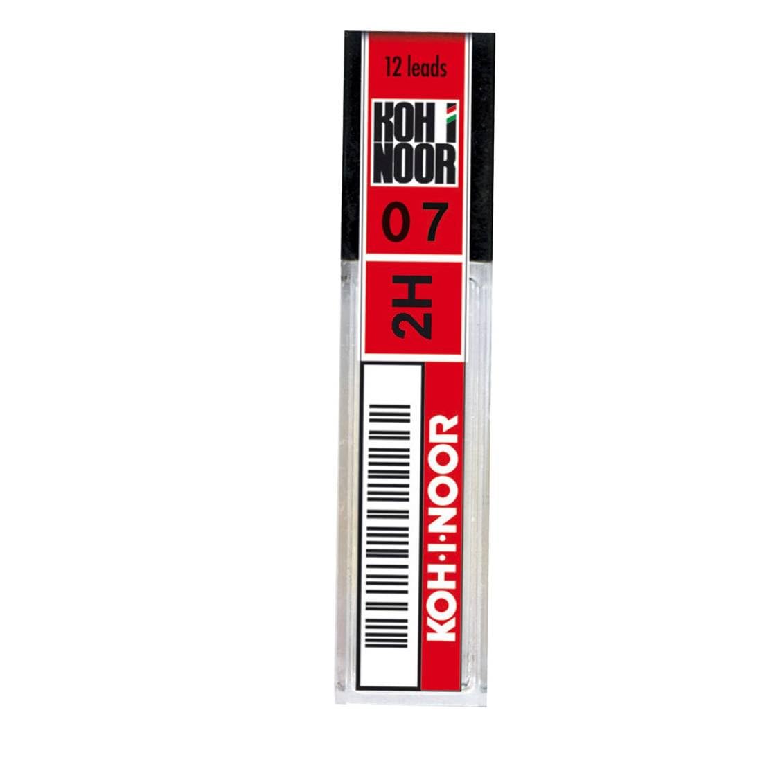 KOH-I-NOOR confezione da 12 pezzi - astuccio 12 micromine 0,7mm 2h e207 kohinoor