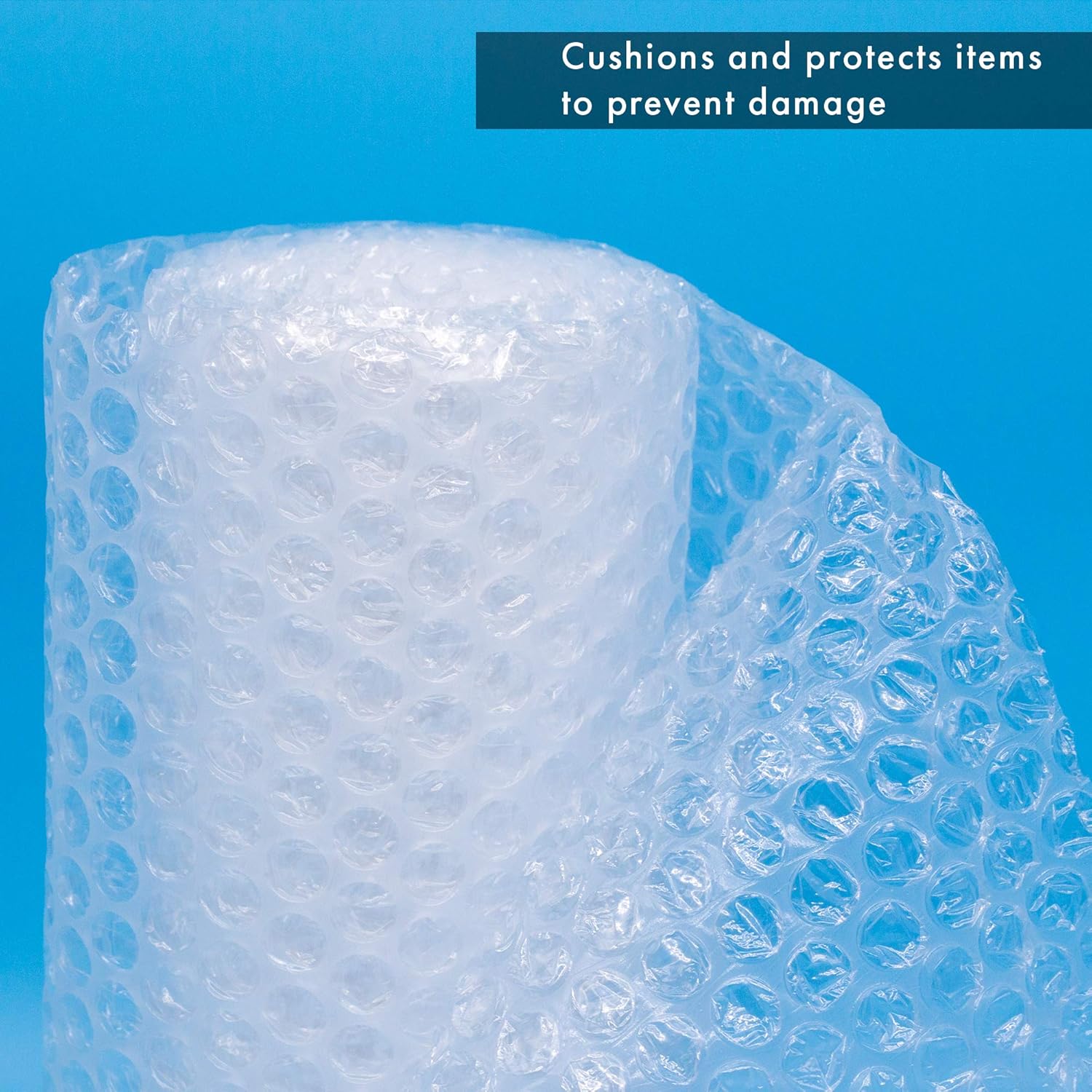 Pukka Pad, Pukka Post –Lightweight Protective Bubble Cushioning Wrap for Packaging and Mailing, Small Air Bubbles, 300mm x 5m Roll, Clear for Packing or Storage Boxes