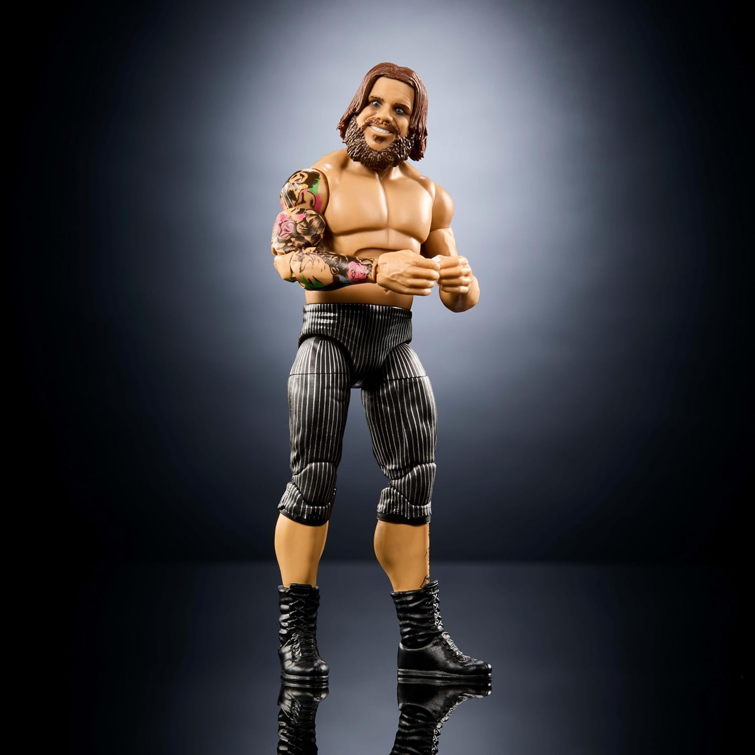 Mattel WWE Elite Action Figure & Accessories, Series #120, 6-inch Collectible Joe Gacy with 25 Articulation Points & Swappable Hands