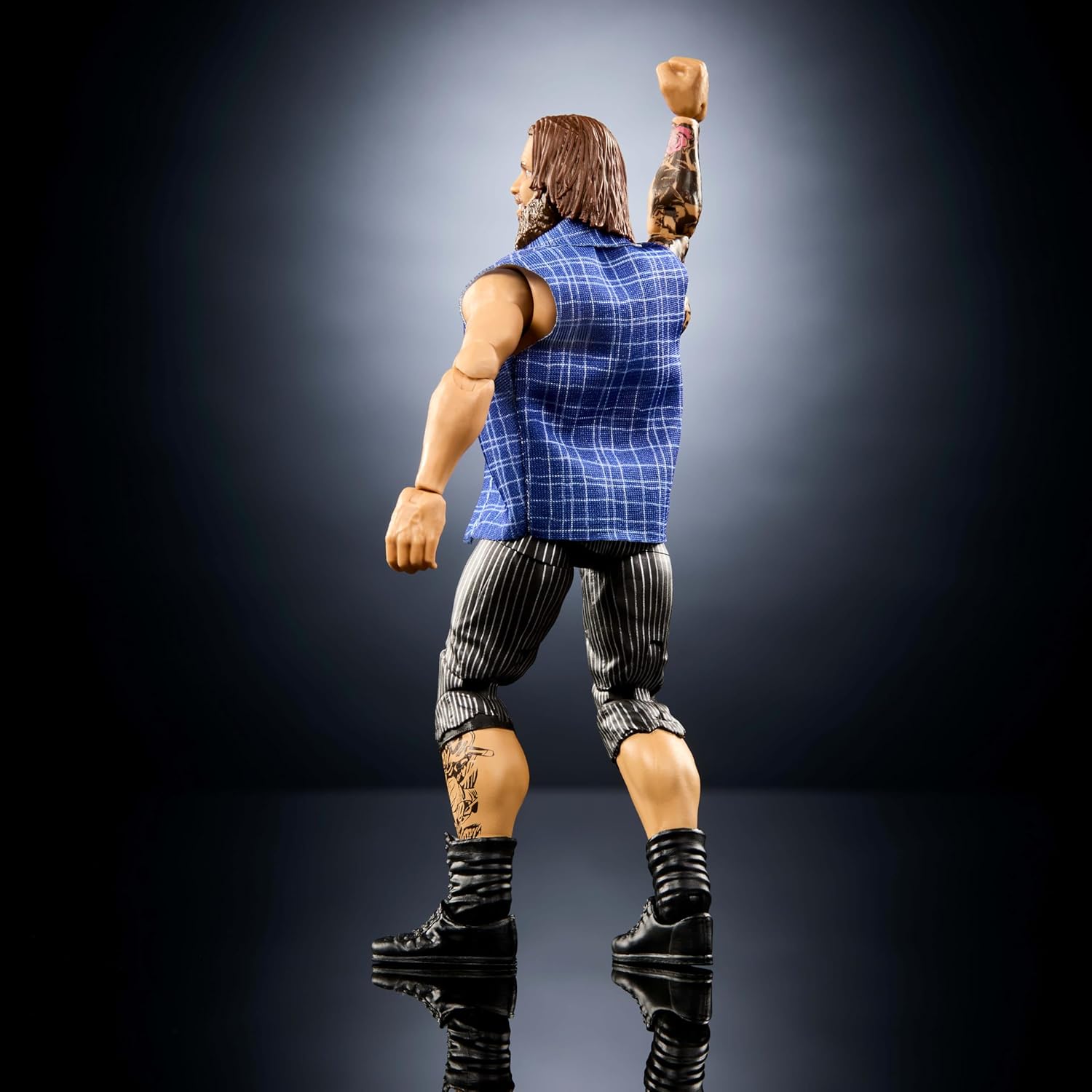 Mattel WWE Elite Action Figure & Accessories, Series #120, 6-inch Collectible Joe Gacy with 25 Articulation Points & Swappable Hands