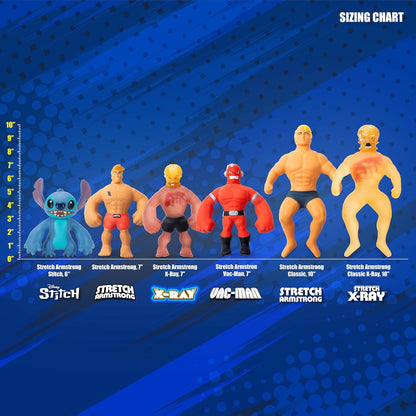 Stretch Armstrong Basic Fun Collector’s Edition – X-Ray Retro Comic Con Exclusive Figure – Limited Edition Stretchable Collectible for Ages 5+