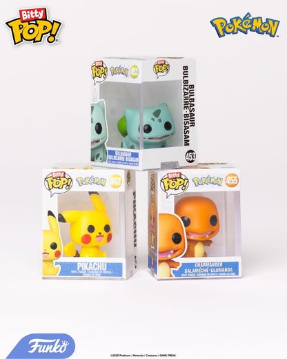 Funko Bitty Pop! Pokemon – 12er-Pack – Enthält Pikachu, Eveee, Charmander, Squirtle und mehr 0,9 Zoll (2,2 cm) große Sammler-Minifiguren – Miniatur-Spielzeuge – Geschenkidee