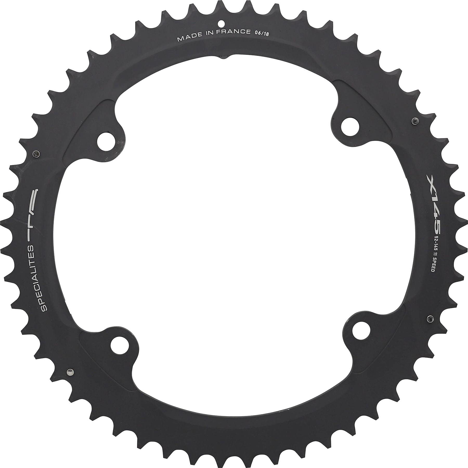 Außenplatte X145, 11 Gänge, Achsabstand (145) mm, 52 Zähne, kompatibel mit Campagnolo (Chorus, Record, Super Record 2015 und 2016