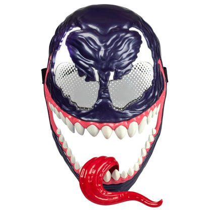 Marvel Spider-Man VenomVersus Venom Roleplay Mask For Kids Ages 5+, Creepy Costume Accessory With Movable Tongue Feature & Adjustable Strap, Great Gift For Kids, Perfect Halloween Costume For Children
