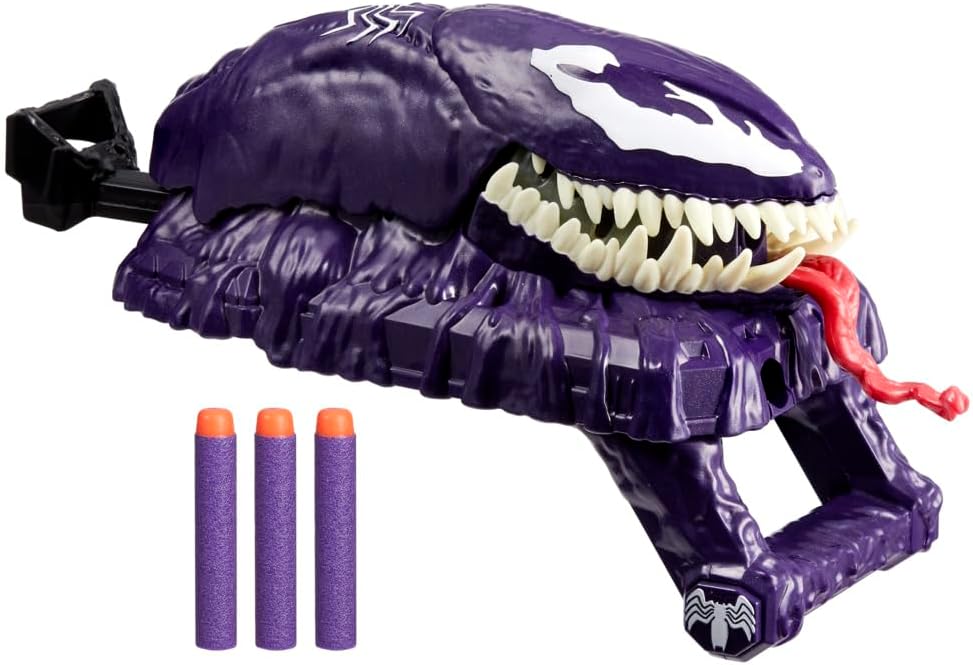 Marvel Spider-Man VenomVersus Marvel’s Venom Strike Blaster, Nerf Spider-Man Role-play Toy