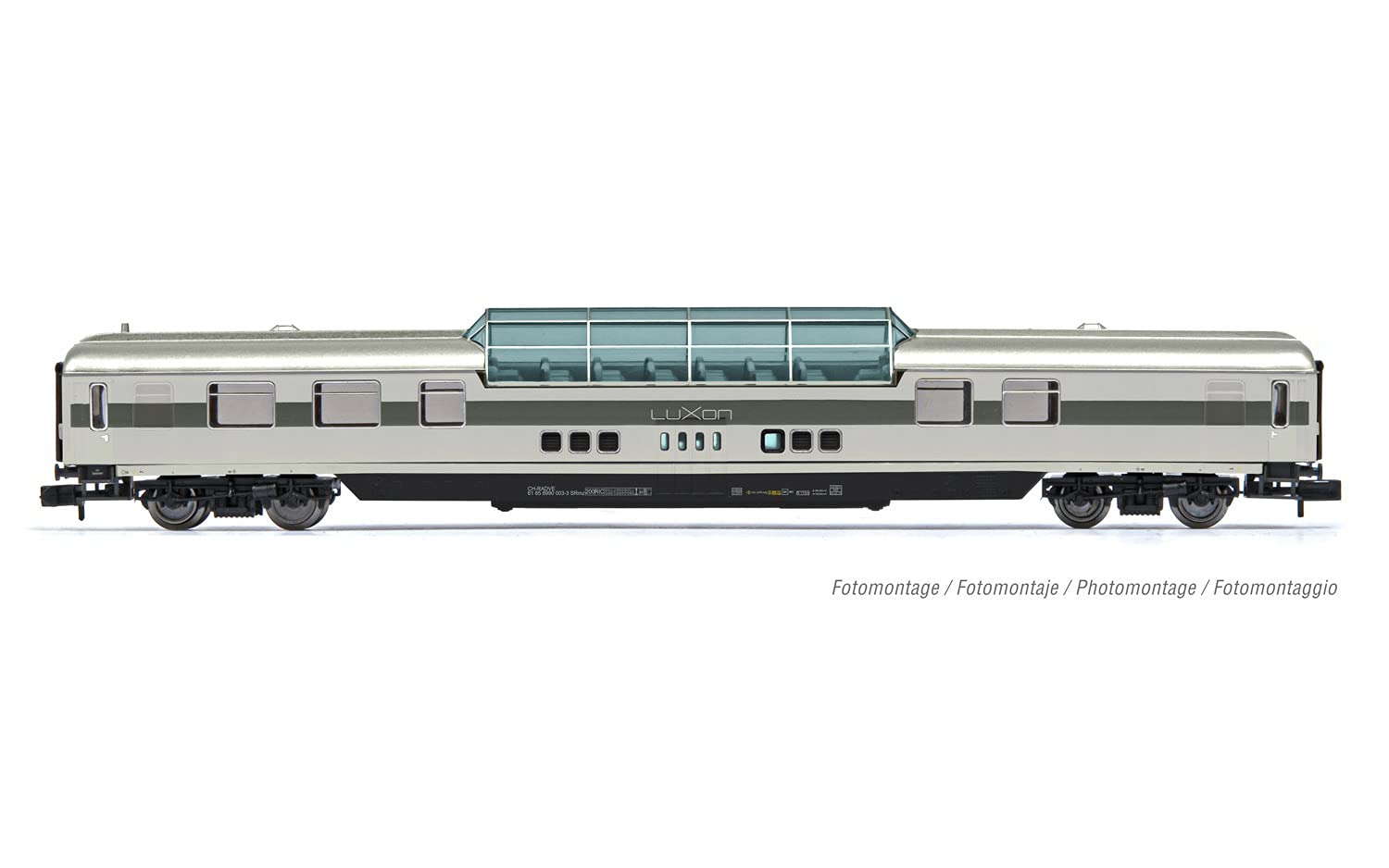 Arnold DB, 4-unit set "Interzonenzug", consists of type m coaches, period IV-V
