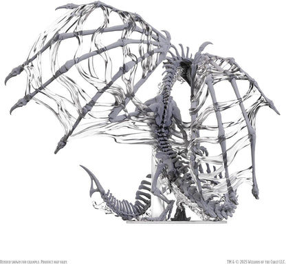 WizKids D&D Nolzur's Marvelous Miniatures: Black Dracolich Boxed Miniature | Unpainted | Dungeons & Dragons Figure