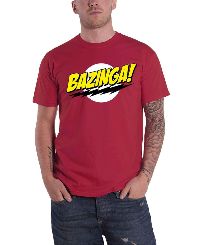 Plastichead Herren Big Bang Theory Bazinga T-Shirt
