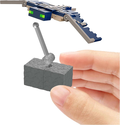 Mattel Minecraft Core Actiefiguur & Accessoires Set, 3.25" Schaal Phantom Collectible Toy met Pixelated Design