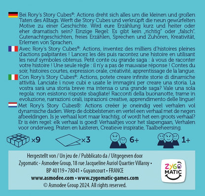 Asmodee - Rory\`s Story Cubes Actions Dobbelspel