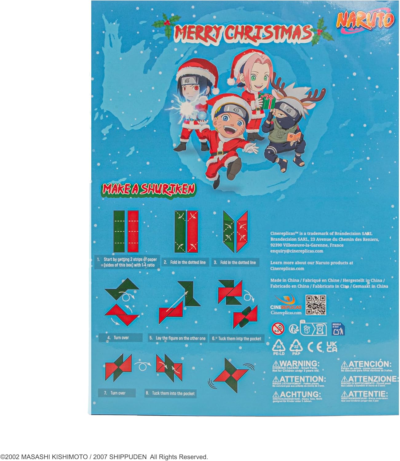 CINEREPLICAS - Naruto Advent Calendar 2025 - Officially Licensed