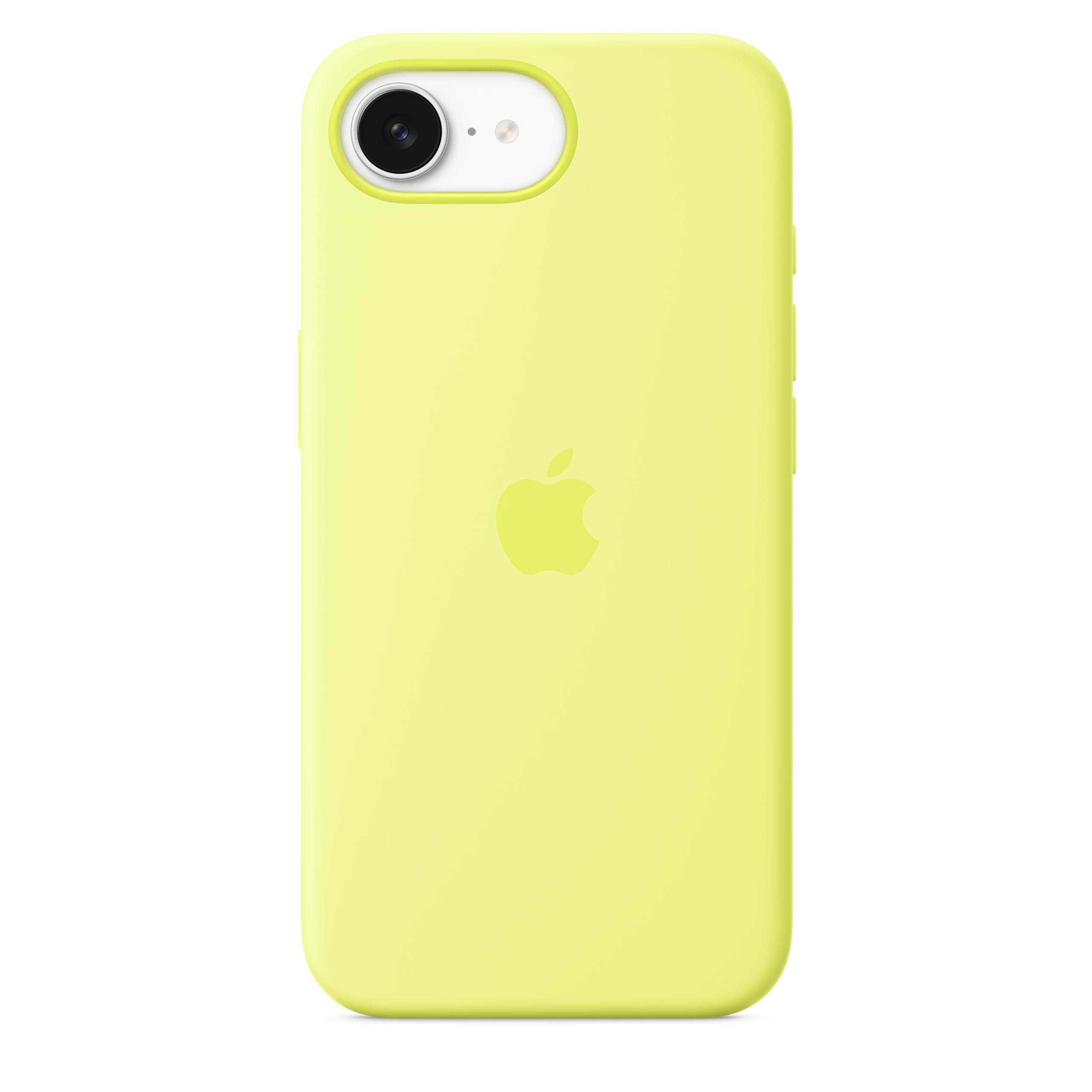 Apple - Back Cover For Mobile Phone - Silicone - Neon Yellow - For Iphone 16E