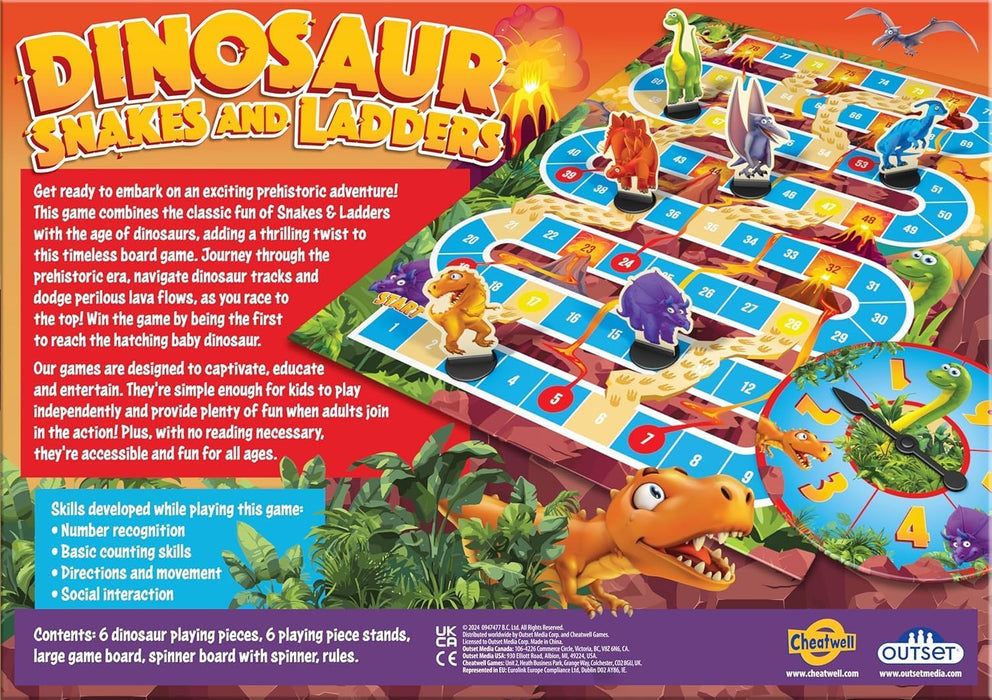 Dinosaur Snakes & Ladders