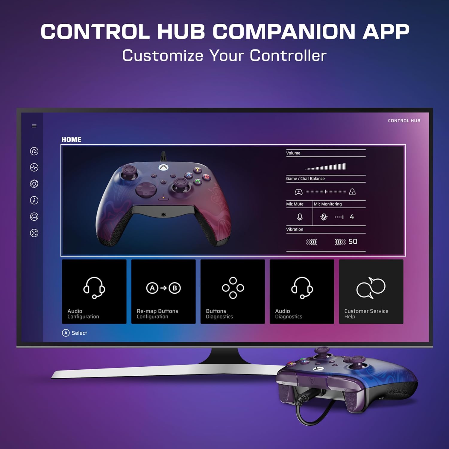 Turtle Beach - Rematch Advanced Wired - Purple Fade