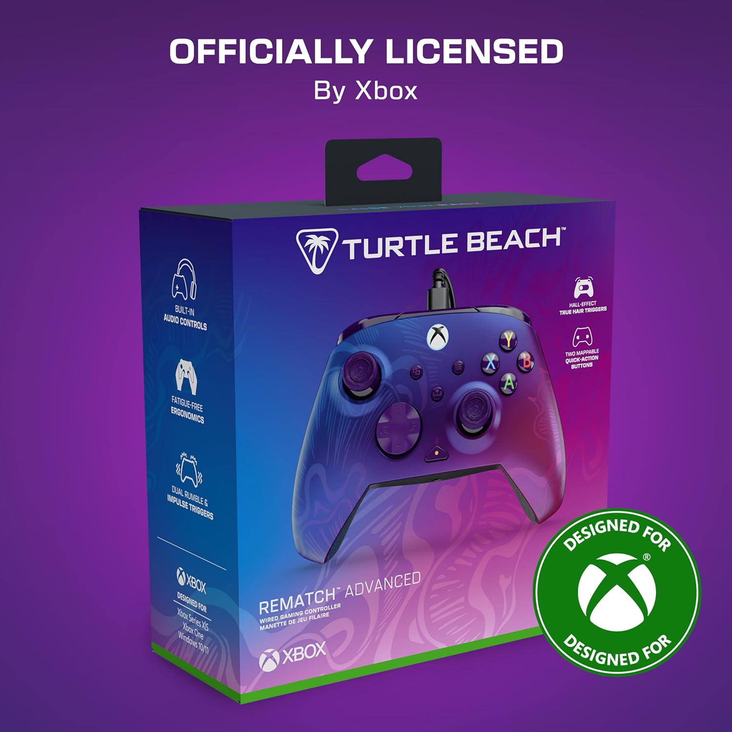 Turtle Beach - Rematch Advanced Wired - Purple Fade
