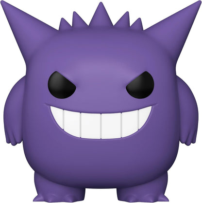 Funko POP! Jumbo: Pokemon - Gengar - Figura in Vinile da Collezione - Idea Regalo - Merchandising Ufficiale - Giocattoli per Bambini e Adulti - Anime Fans - Figura per i Collezionisti