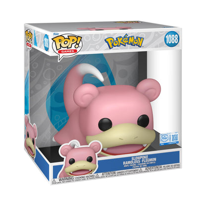 Funko Pop! Jumbo: Pokemon - Slowpoke - Flegmon - Vinyl-Sammelfigur - Geschenkidee - Offizielle Handelswaren - Spielzeug Für Kinder und Erwachsene - Games Fans - Modellfigur Für Sammler und Display