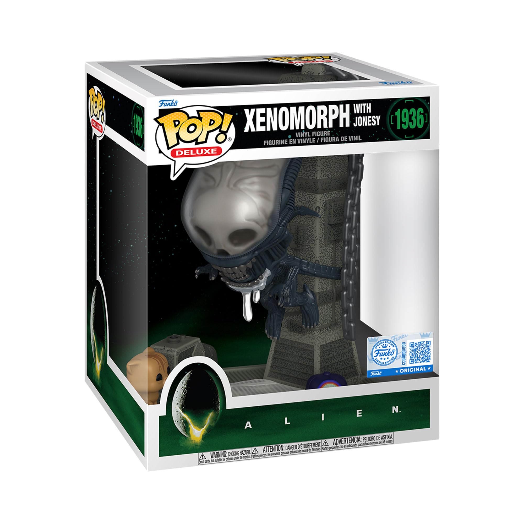 Funko Pop! Deluxe: Alien - Xenomorph with Jonesy - Collectable Vinyl Figure - Gift Idea - Official Merchandise - Toys for Kids & Adults - Horror Fans - Model Figure for Collectors