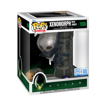 Funko Pop! Deluxe: Alien - Xenomorph with Jonesy - Collectable Vinyl Figure - Gift Idea - Official Merchandise - Toys for Kids & Adults - Horror Fans - Model Figure for Collectors