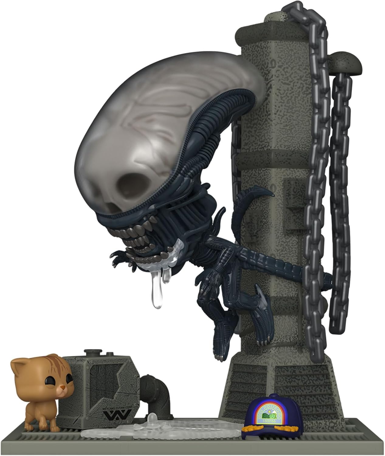 Funko Pop! Deluxe: Alien - Xenomorph with Jonesy - Collectable Vinyl Figure - Gift Idea - Official Merchandise - Toys for Kids & Adults - Horror Fans - Model Figure for Collectors