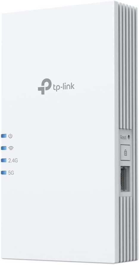 TP-Link RE220BE BE3600 WiFi Extender Booster,WiFi 7 Dual Band WiFi Booster with Ethernet Port,WiFi Extender with MLO/4K-QAM/Roaming,EasyMesh Internet Booster,APP control,Plug and Play