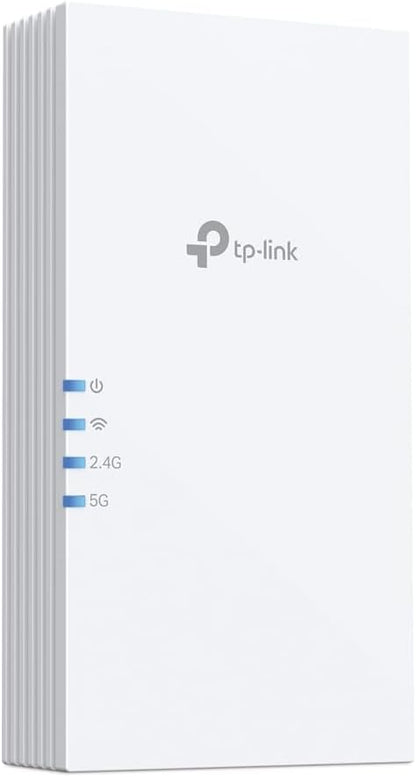 TP-Link RE220BE BE3600 WiFi Extender Booster,WiFi 7 Dual Band WiFi Booster with Ethernet Port,WiFi Extender with MLO/4K-QAM/Roaming,EasyMesh Internet Booster,APP control,Plug and Play