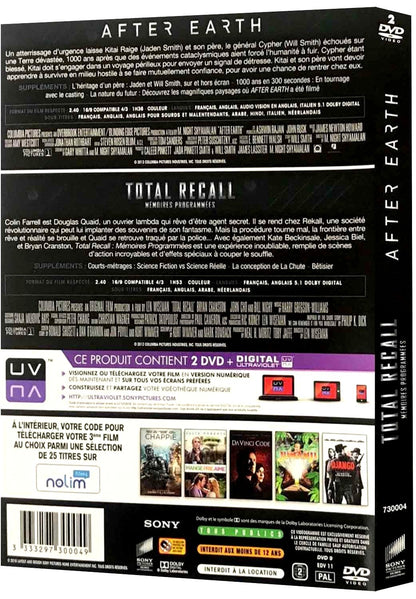 Total Recall/After Earth (Region 2)