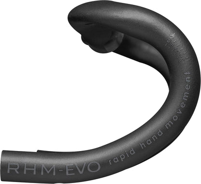 Deda Elementi Zero2 DCR RHM-Evo Drop Handlebar, PoB (Polished on Black), 38cm
