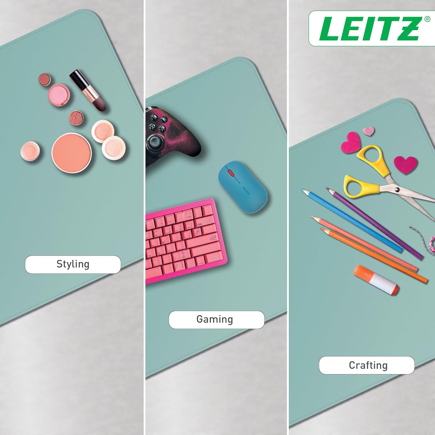 Leitz Desk Mat 40x80cm Mint - 53820051