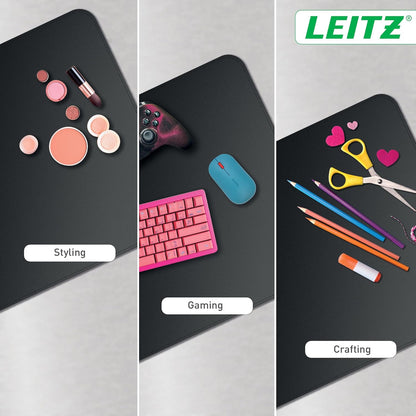 Leitz Desk Mat 40x80cm Black - 53820095