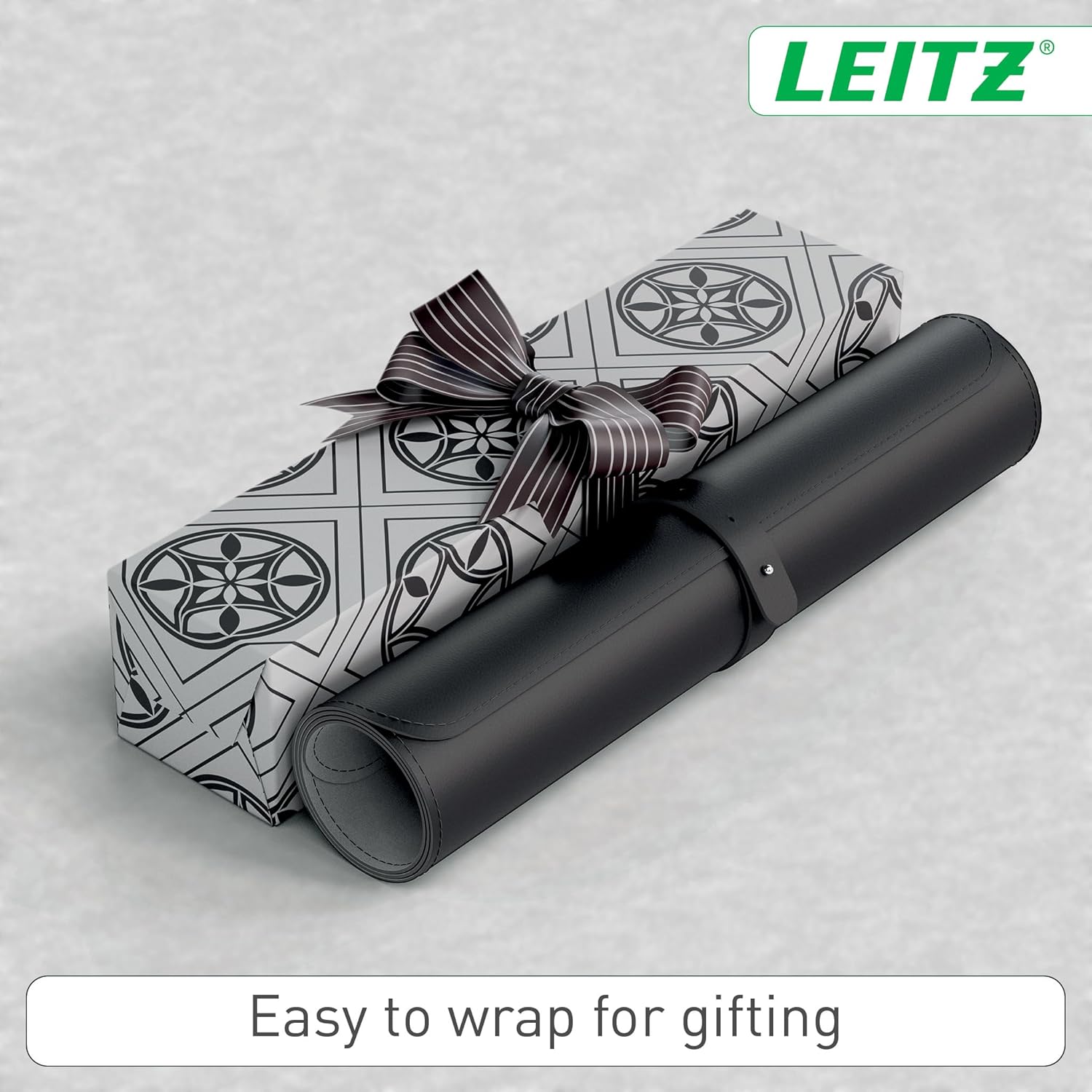 Leitz Desk Mat 40x80cm Black - 53820095
