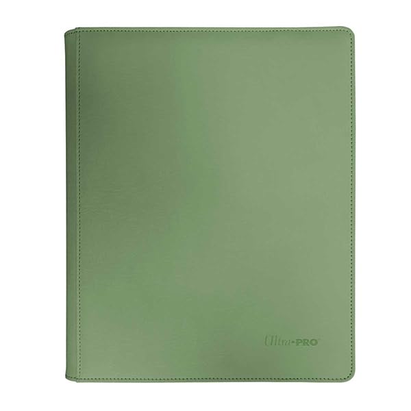 Vivid 9-Pocket Zippered Pro-Binder - Cool Matcha