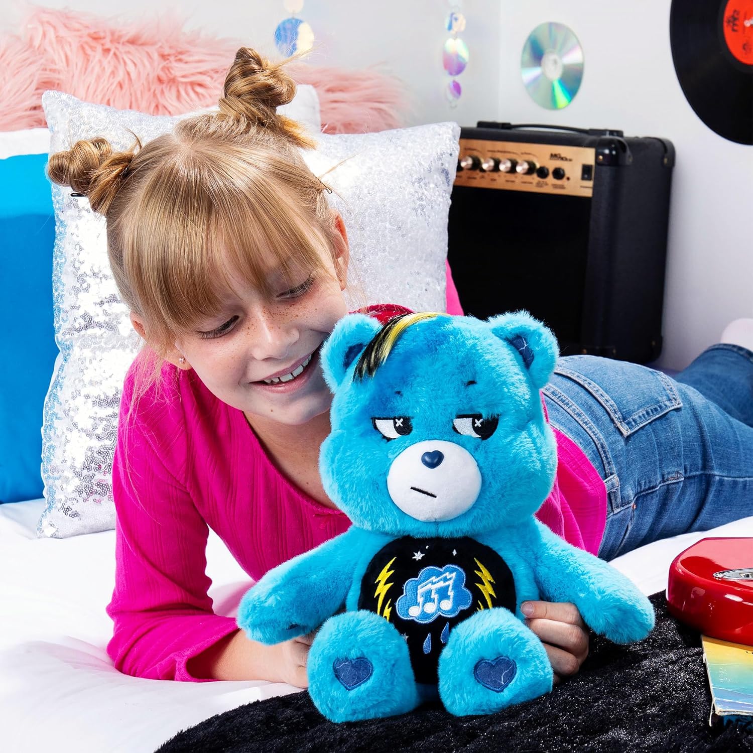 Basic Fun Care Bears - Tema Rock - Orsetto Brontolone (Eco-friendly