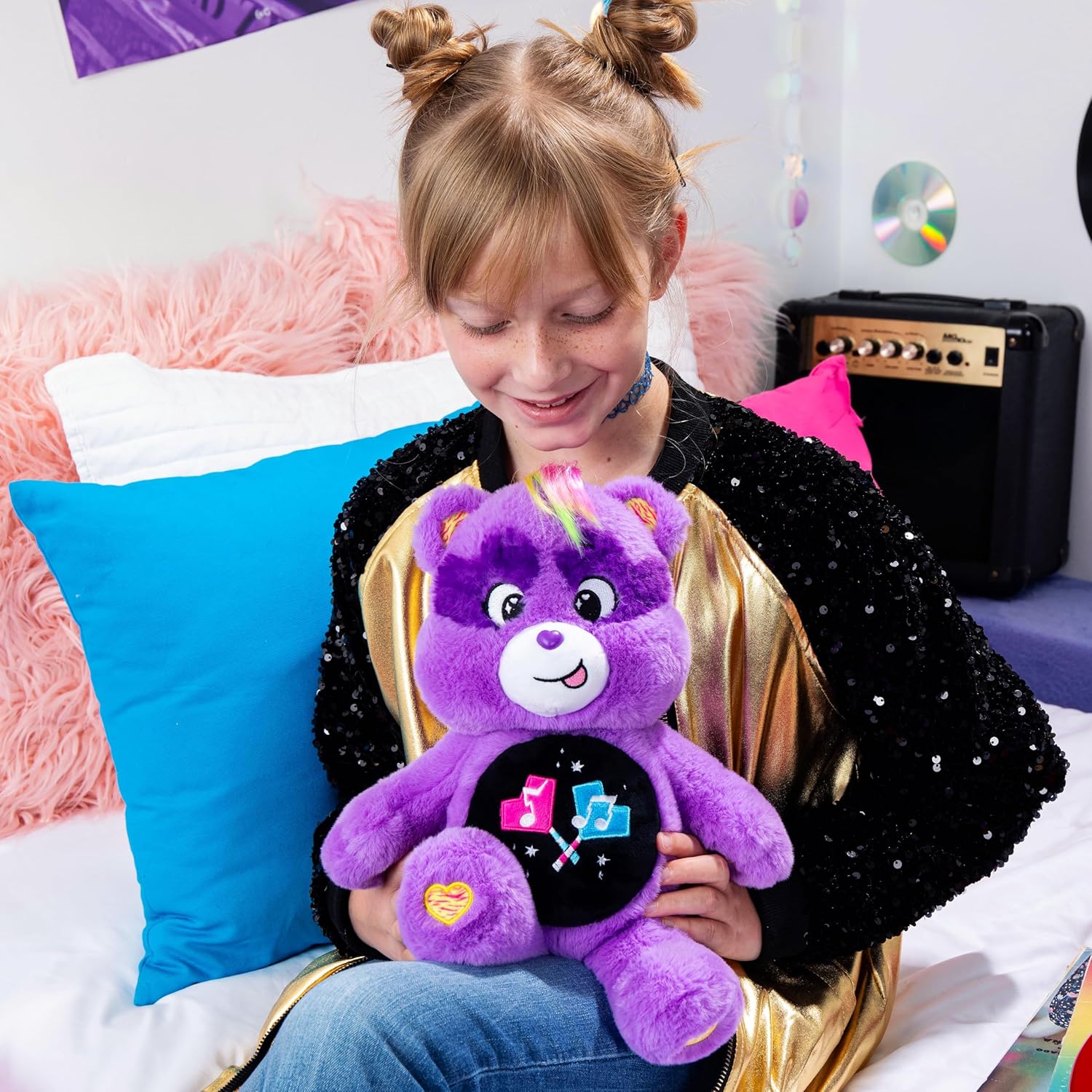 Basic Fun Care Bears - Tema Rock - Orsetto Generoso (Eco-friendly