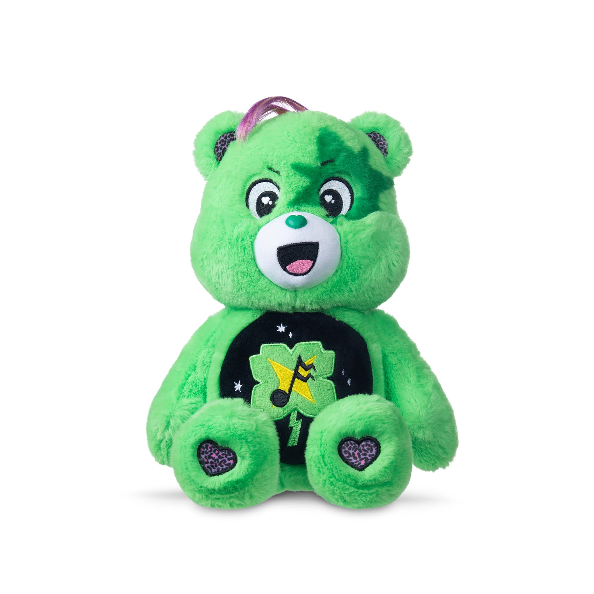 Basic Fun Care Bears - Tema Rock - Orsetto Portafortuna (Eco-friendly