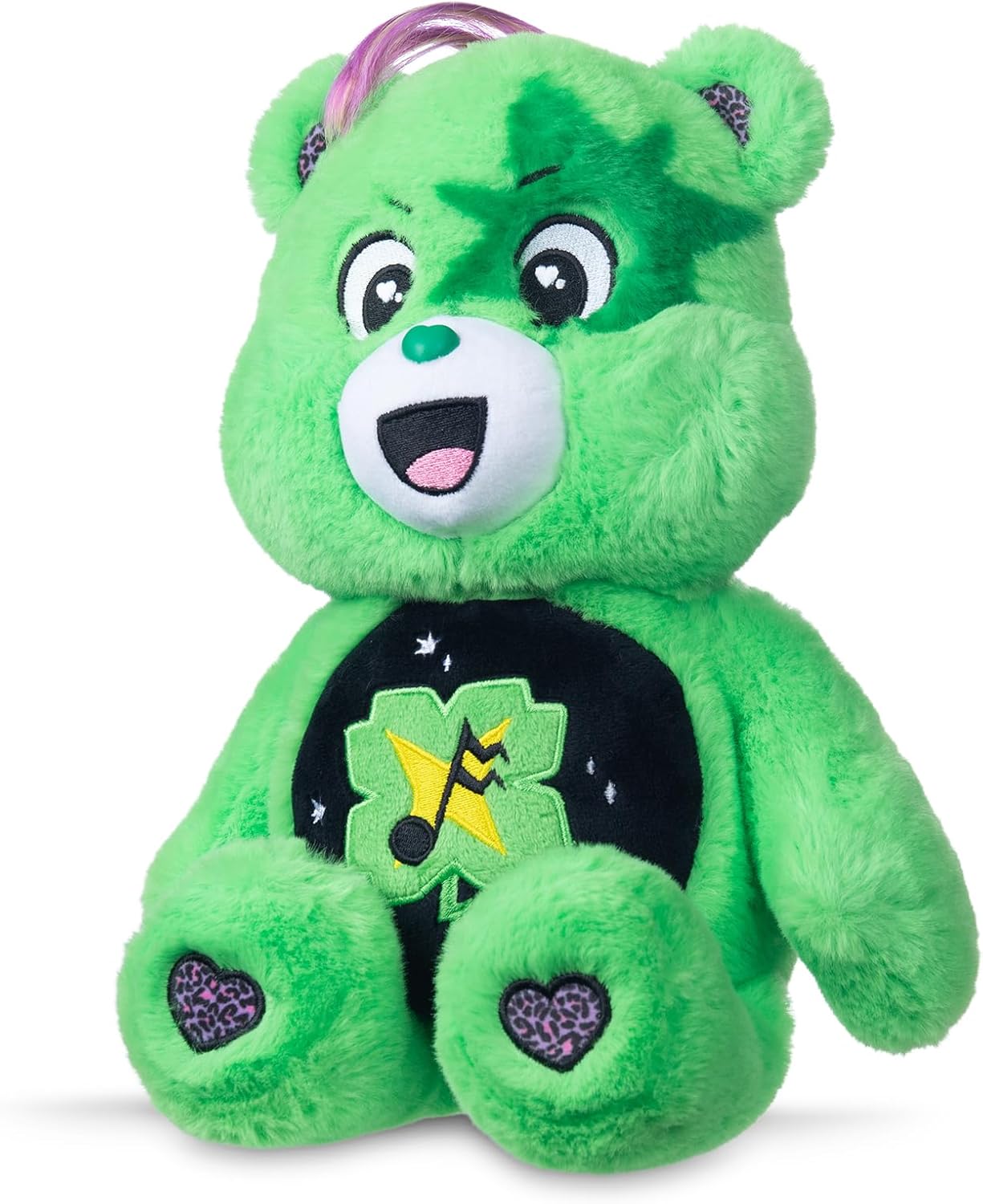 Basic Fun Care Bears - Tema Rock - Orsetto Portafortuna (Eco-friendly