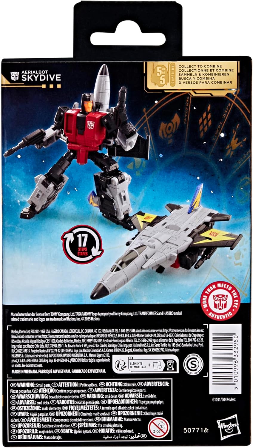 Transformers Age of the Primes Aerialbot Skydive Action Figure