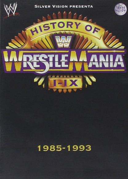 GESCHIEDEN VAN WRESTLEMANIA I-IX 1985-93